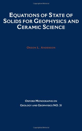 Equations of state of solids for geophysics and ceramic science