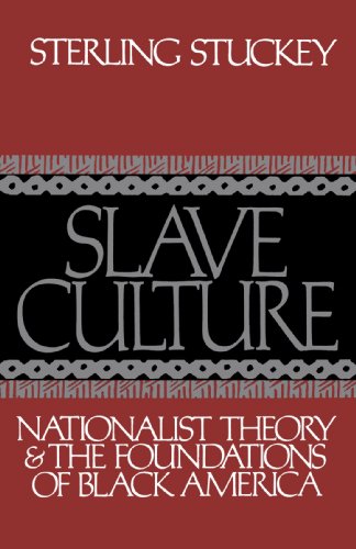 Slave culture : nationalist theory and the foundations of Black America