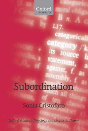 Subordination