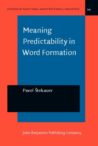 Meaning predictability in word formation : novel, context-free naming units