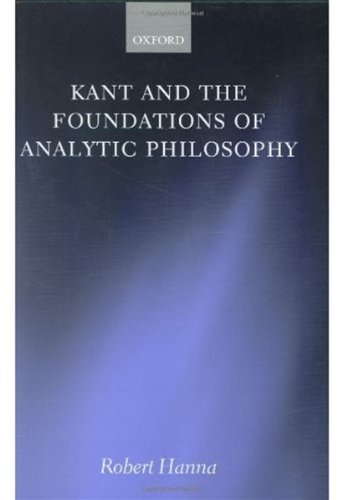 Kant and the Foundations of Analytic Philosophy