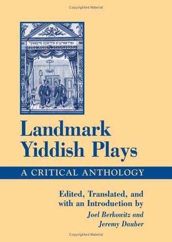 Landmark Yiddish Plays