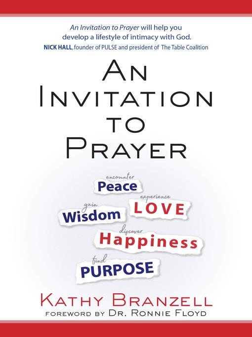 An Invitation to Prayer