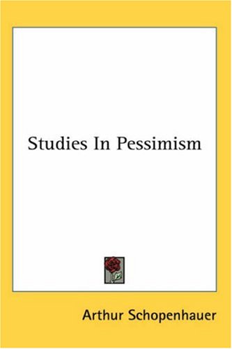 Studies In Pessimism