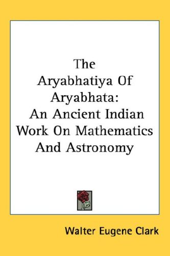 The Aryabhatiya Of Aryabhata