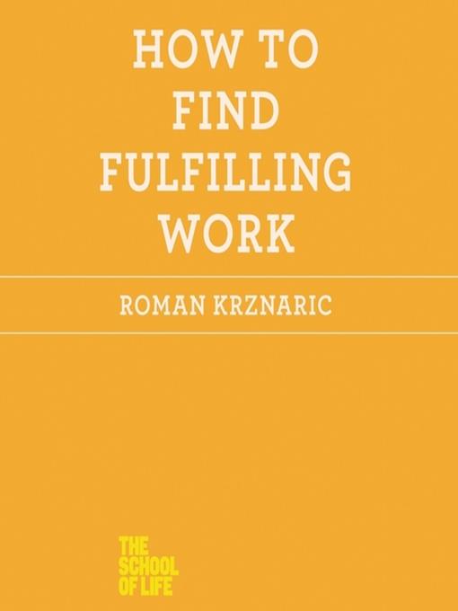 How to Find Fulfilling Work