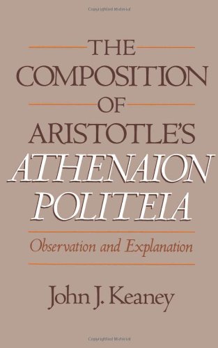 The Composition of Aristotle's Athenaion Politeia