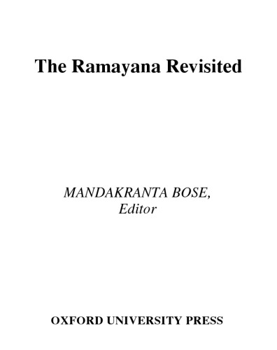 The Rāmāyaṇa revisited