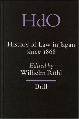 History of law in Japan since 1868