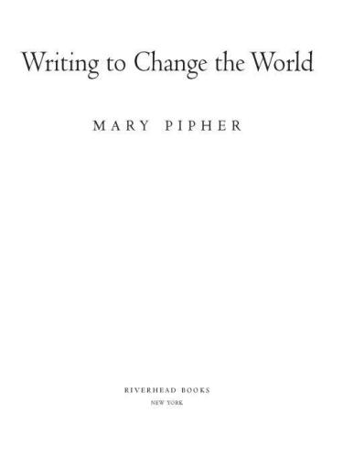 Writing to change the world