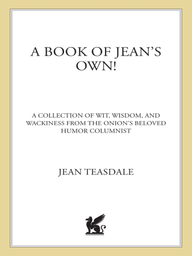The Onion Presents A Book of Jean's Own!
