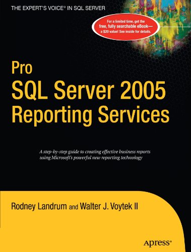 Pro SQL Server 2005 Reporting Services