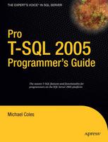 Pro Tsql 2005 Programmer's Guide