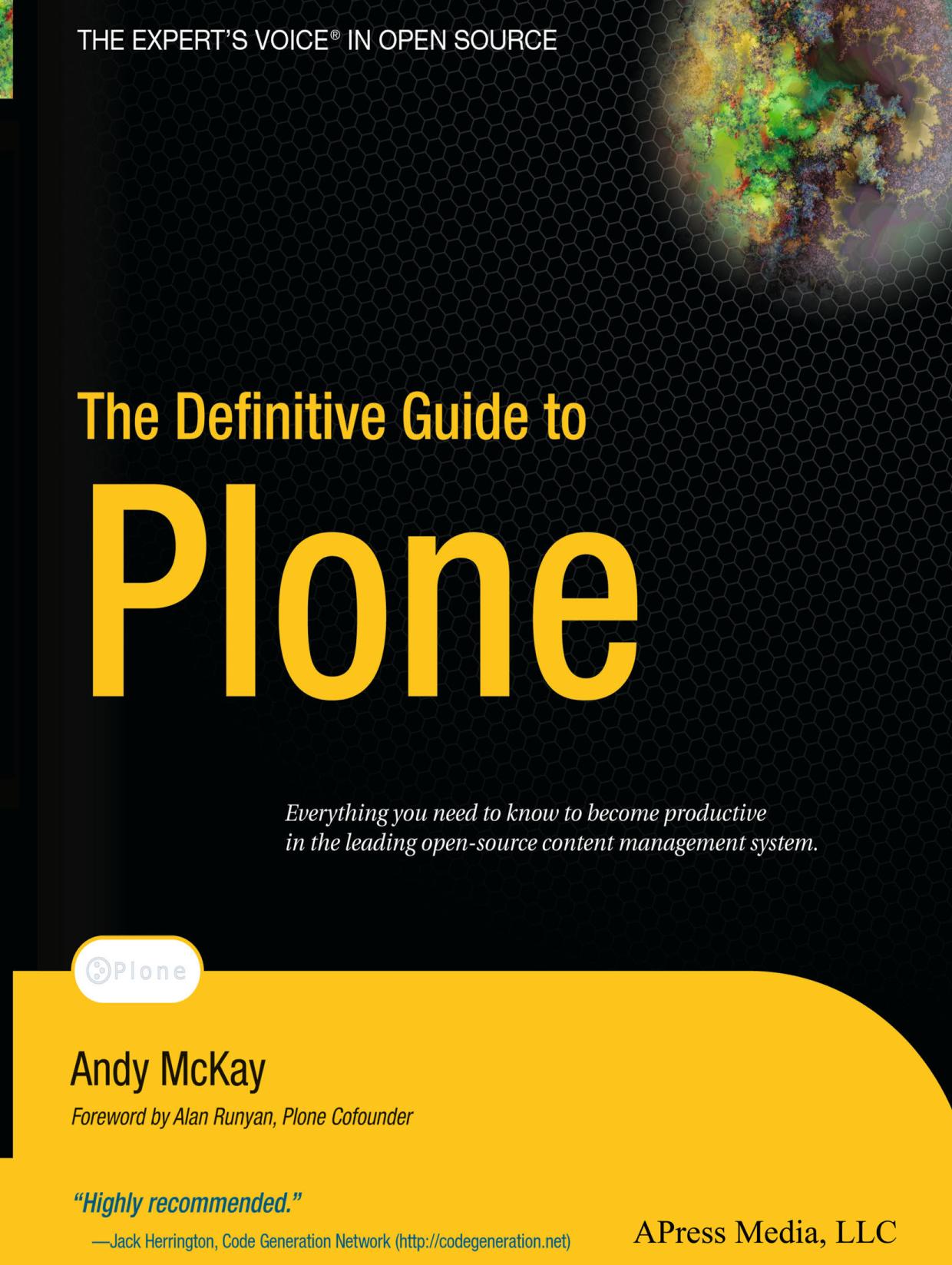 The definitive guide to Plone