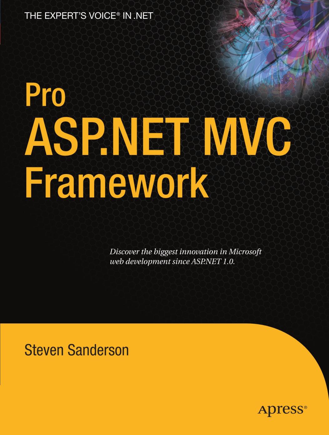 Pro ASP.Net MVC Framework