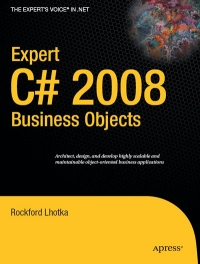 Expert C# 2008 Business Objects