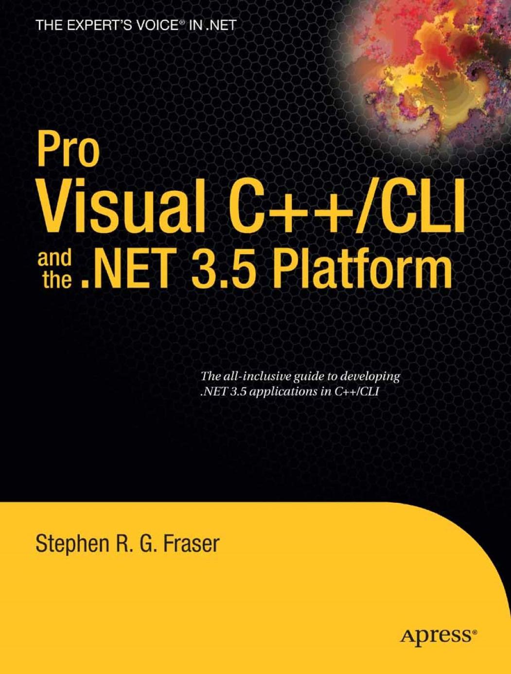 Pro Visual C++/CLI and the .Net 3.5 Platform