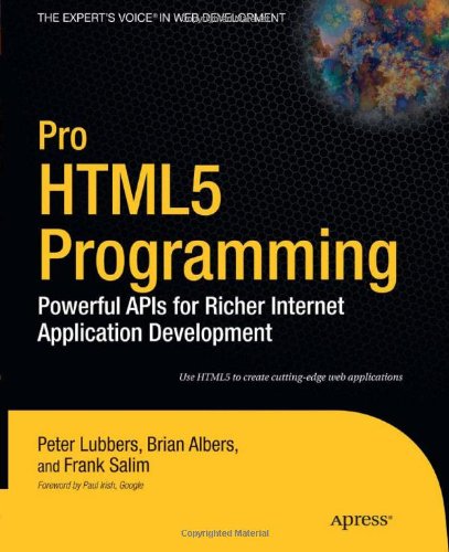 Pro Html5 Programming