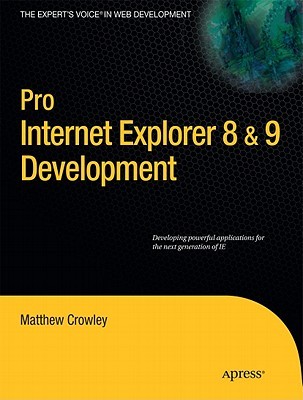 Pro Internet Explorer 8 &amp; 9 Development