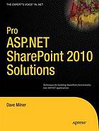 Pro ASP.NET Sharepoint 2010 Solutions