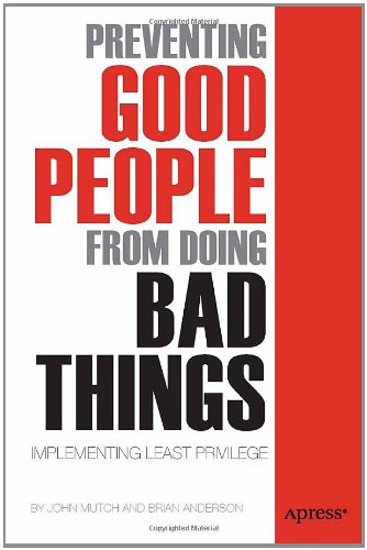 Preventing Good People from Doing Bad Things