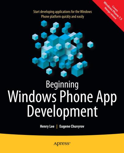 Beginning Windows Phone App Development