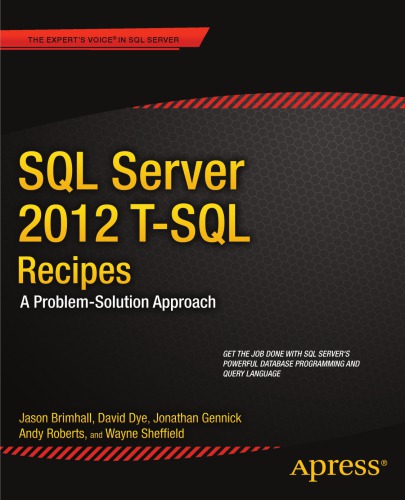 SQL Server 2012 T-SQL Recipes