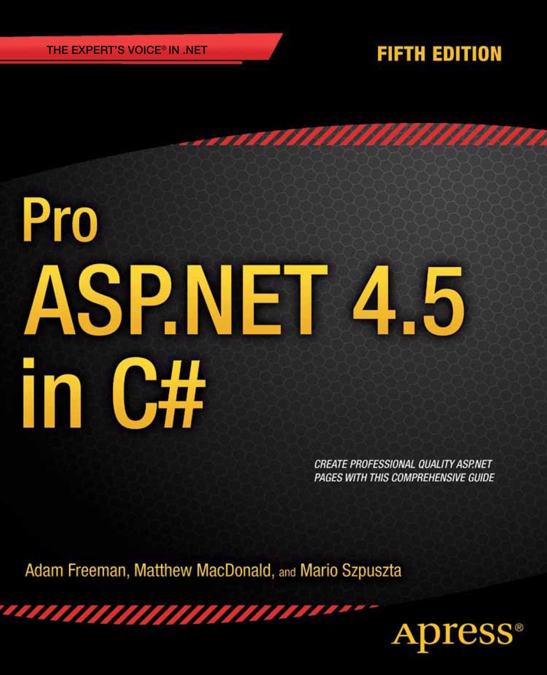 Pro ASP.NET 4.5 in C#