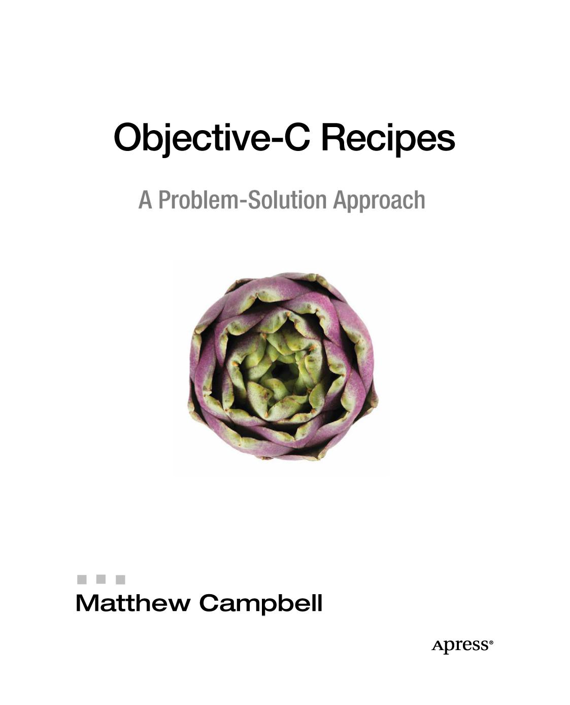 Objective-C Recipes