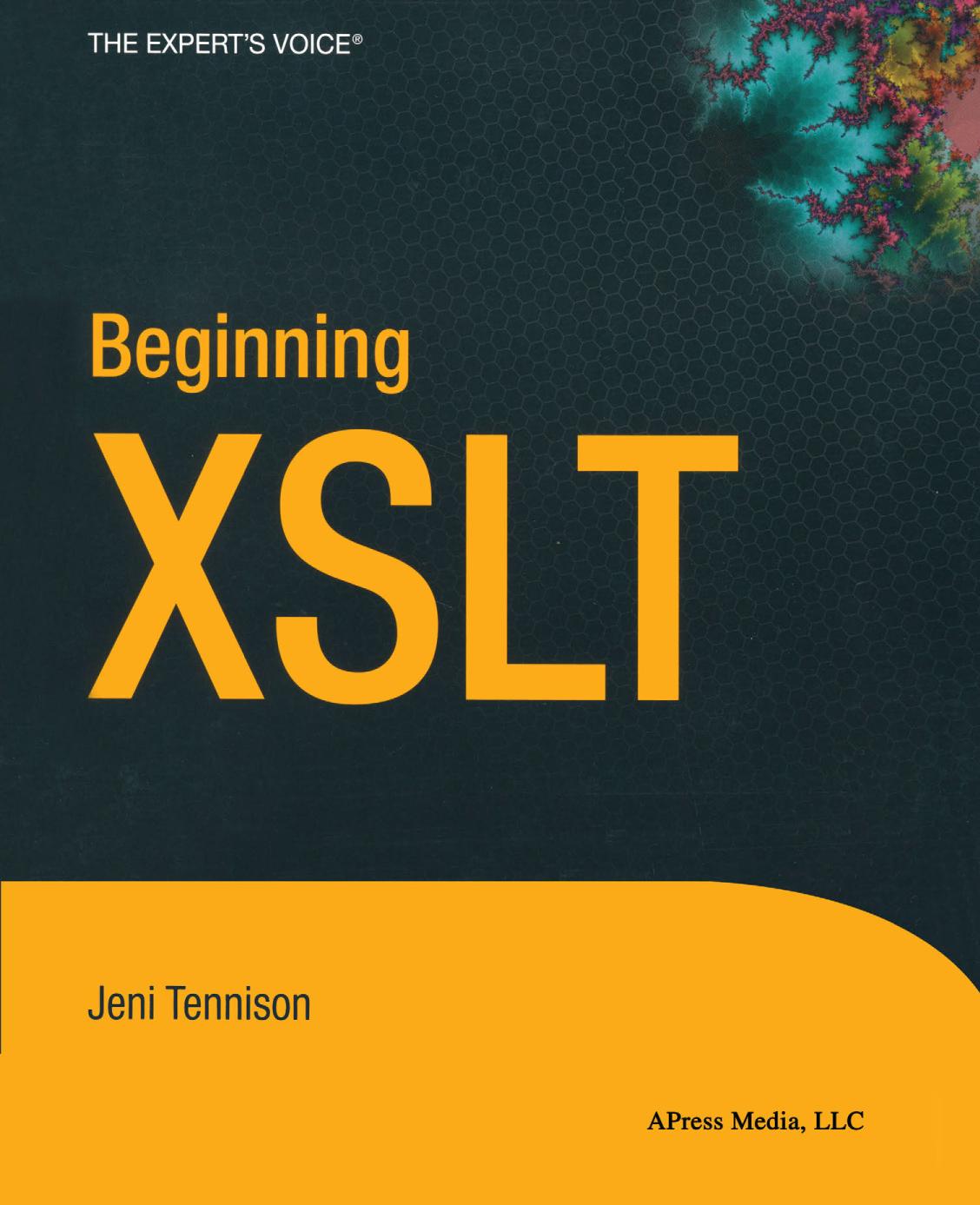 Beginning XSLT