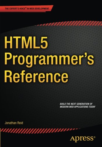 HTML5 Programmer's Reference