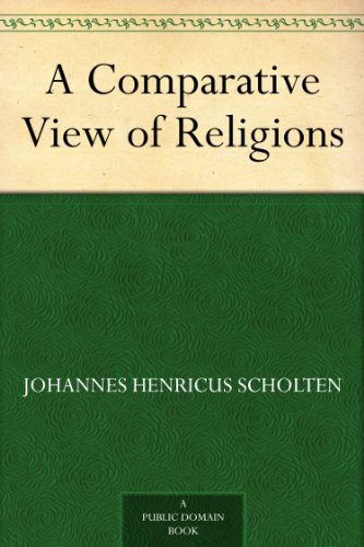 Comparative view of religions by scholten.