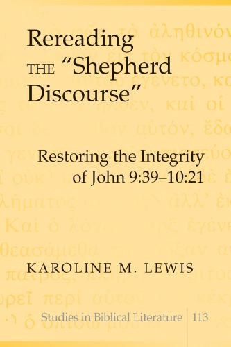 Rereading the �shepherd Discourse�