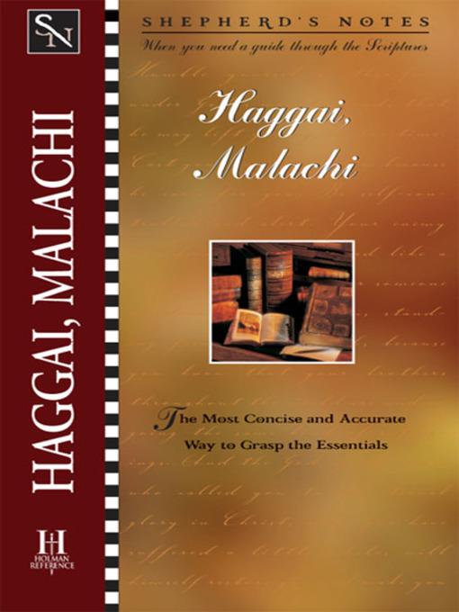 Haggai/Malachi