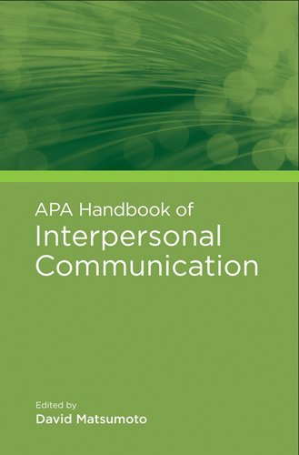 Apa Handbook Of Interpersonal Communication