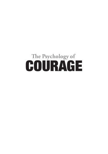 The Psychology of Courage