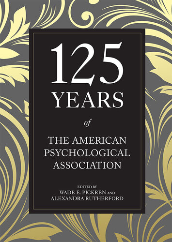 125 Years of the American Psychological Association