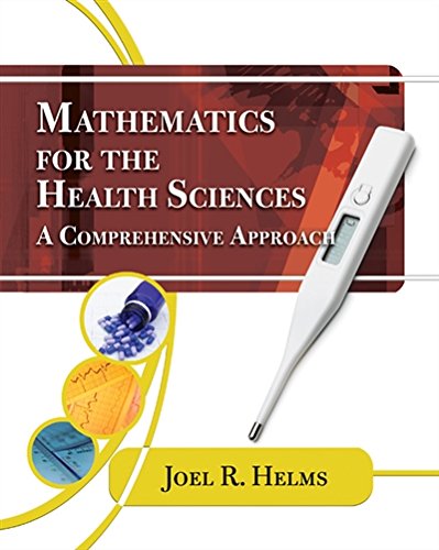 Mathematics for Health Sciences