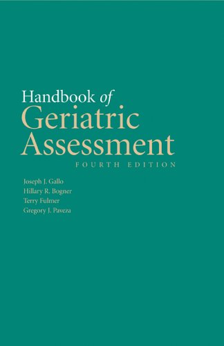 Handbook of geriatric assessment