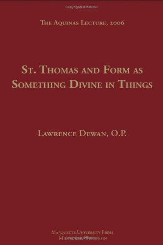 St. Thomas and form as something divine in things