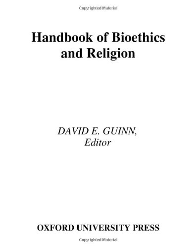 Handbook of Bioethics and Religion