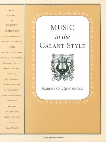 Music in the galant style