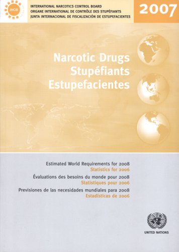 Narcotic drugs : estimated world requirements for 2008, statistics for 2006