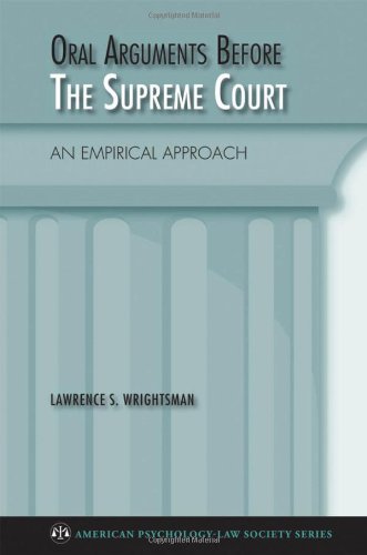 Oral arguments before the Supreme Court : an empirical approach