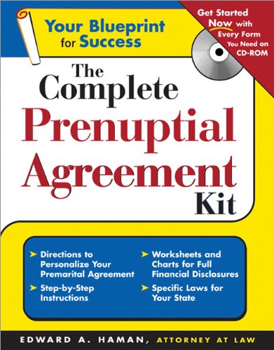 The complete prenuptial agreement kit (+CD-ROM)