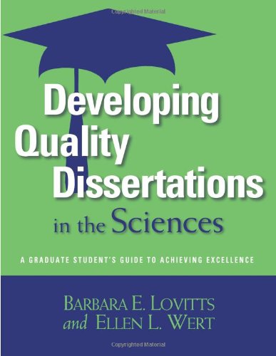 Developing Quality Dissertations in the Sciences