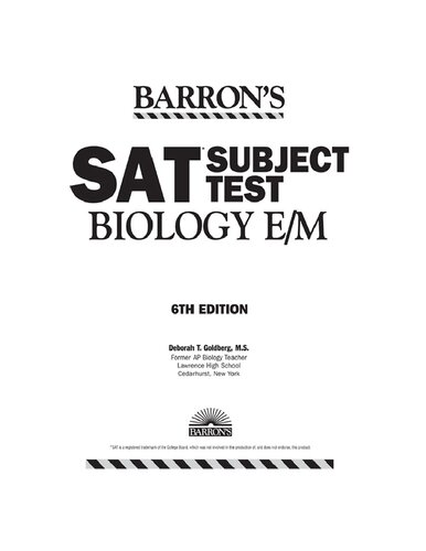 SAT Subject Test Biology E/M