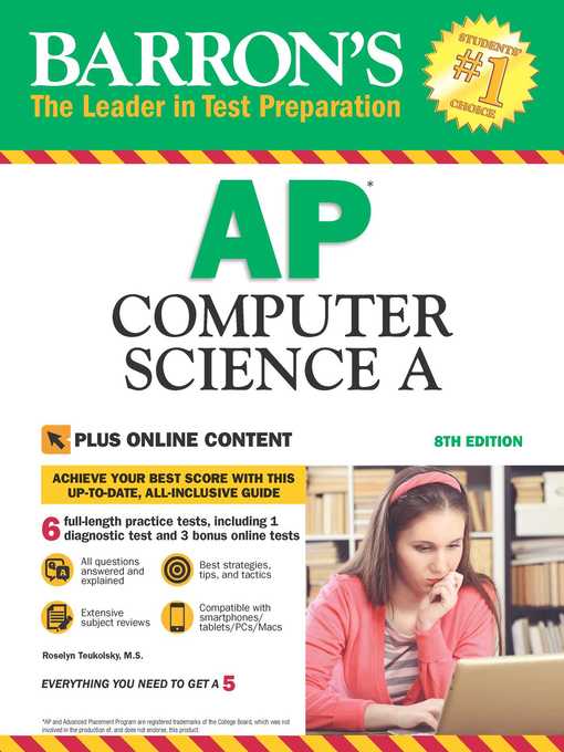 Barron's AP Computer Science a with Online Tests