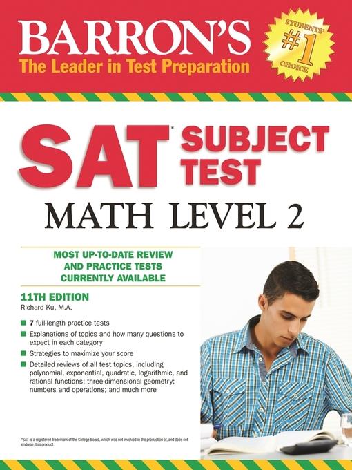 Barron's SAT Subject Test Math Level 2