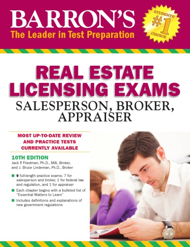 Barron's Real Estate Licensing Exam